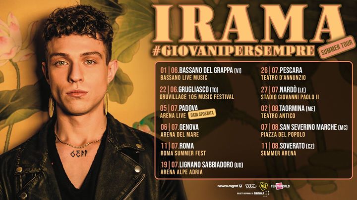 Irama in concerto a Lignano Sabbiadoro - EventiFVG.it