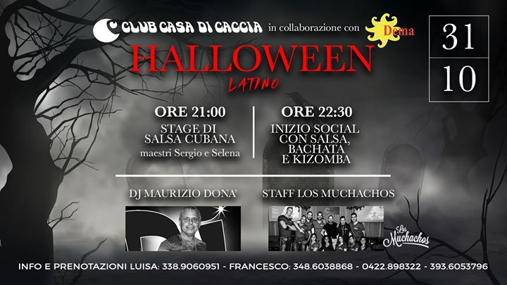 Dema - Halloween Latino | Club Casa di Caccia - EventiFVG.it