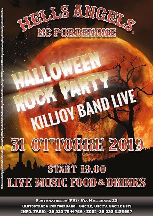 KILLJOY BAND LIVE @ HELLS ANGELS PN - EventiFVG.it