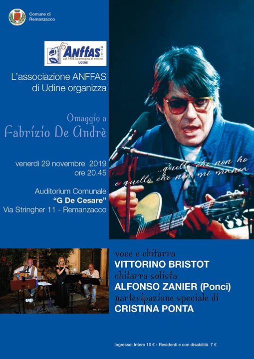 Omaggio a De André - EventiFVG.it