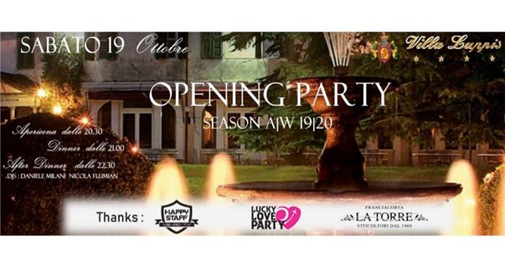 Il Sabato Notte Villa Luppis - Opening Party - Il Sabato Notte Villa Luppis - Opening Party - EventiFVG.it