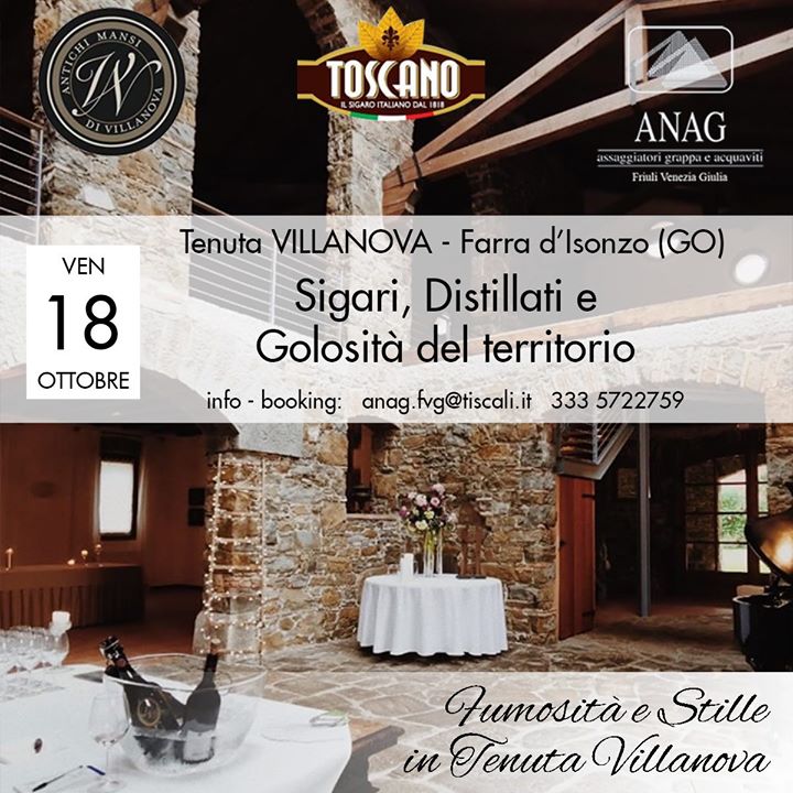 Fumosità e Stille in Tenuta Villanova - EventiFVG.it