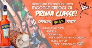 Dom. 20.10 – Incontriamoci al Prima Classe – Aperol Party