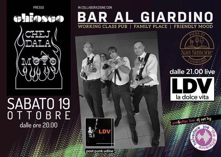 LDV La Dolce Vita-Live-Chiosco CHEJ DALA MOTO - LDV La Dolce Vita-Live-Chiosco CHEJ DALA MOTO - EventiFVG.it
