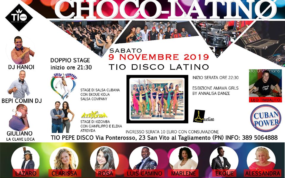TIO DISCO Choco Latino - EventiFVG.it