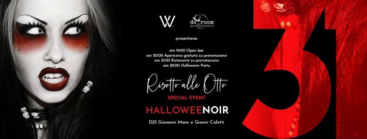 Risotto alle Otto | Special Event • HalloweeNoir - Risotto alle Otto | Special Event • HalloweeNoir - EventiFVG.it