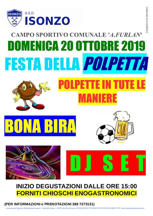 Festa della polpetta 2019 - EventiFVG.it