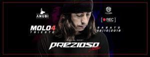 Prezioso at Molo4 Trieste // REC night // Sat 26/10