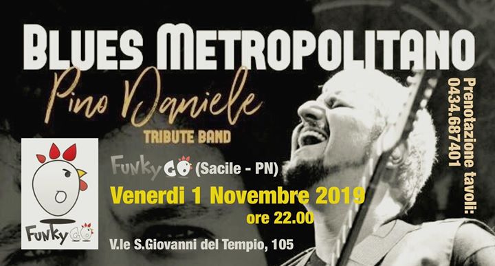 Blues Metropolitano tributo a Pino Daniele - Blues Metropolitano tributo a Pino Daniele - EventiFVG.it