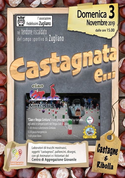 Ciao&vespa Gimkana Festa delle Castagne di Zugliano