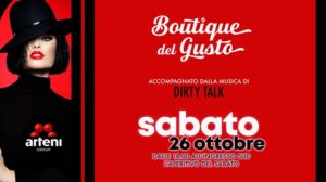 Sabato 26 Ottobre | Boutique del Gusto – L’aperitivo del Sabato