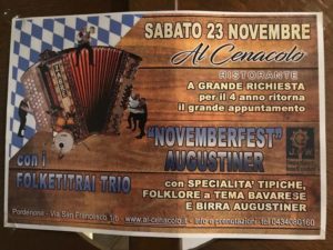 23.11.19 “Novemberfest” Augustiner | Al Cenacolo