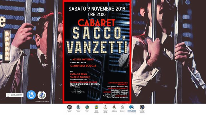 Cabaret Sacco e Vanzetti - Cabaret Sacco e Vanzetti - EventiFVG.it