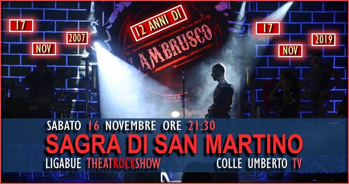 12 anni di Lambrusco - Ligabue TheatRockShow | Colle Umberto TV - EventiFVG.it