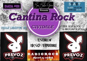DATA #01 Cantina ROCK Prevoz + Radio Rock dj Set