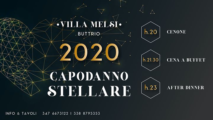 Capodanno Stellare 2020 - Villa Melsi - Buttrio (UD) - EventiFVG.it