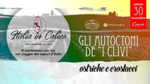 Sabato 30 novembre 2019 – Italia In Calice