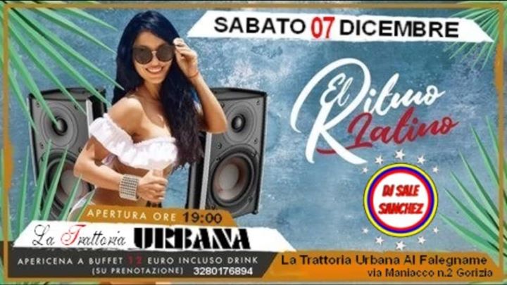 Sale Sanchez in Ritmo Latino - EventiFVG.it