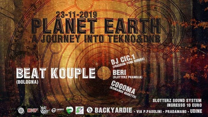 Planet Earth//Beat Kouple al @Backyardie - Planet Earth//Beat Kouple al @Backyardie - EventiFVG.it