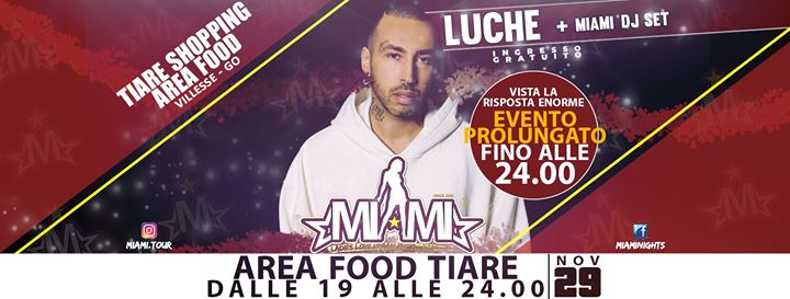 BLACK Friday Tiare • LUCHE + Miami (fino alle 24) - EventiFVG.it