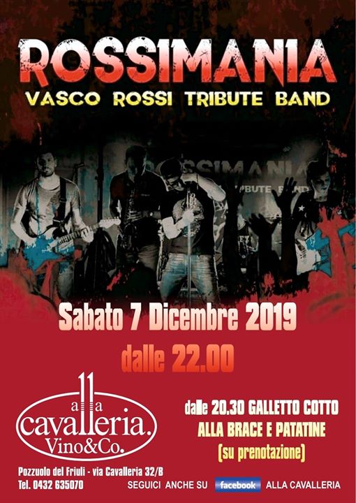 Rossi Mania Alla Cavalleria - EventiFVG.it
