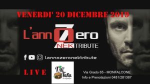 L’Anno Zero – Nek Tribute live @Tiki Taka – Monfalcone (GO)