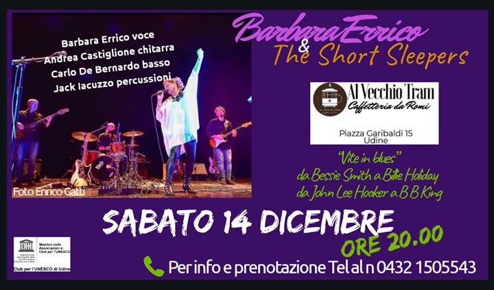 Barbara Errico & The Short Sleepers - Barbara Errico & The Short Sleepers - EventiFVG.it