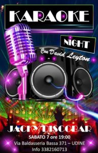 Sabato serata karaoke