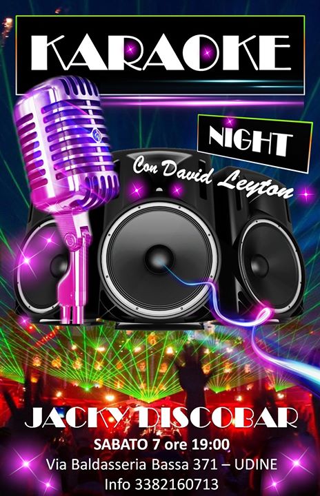 Sabato serata karaoke - EventiFVG.it