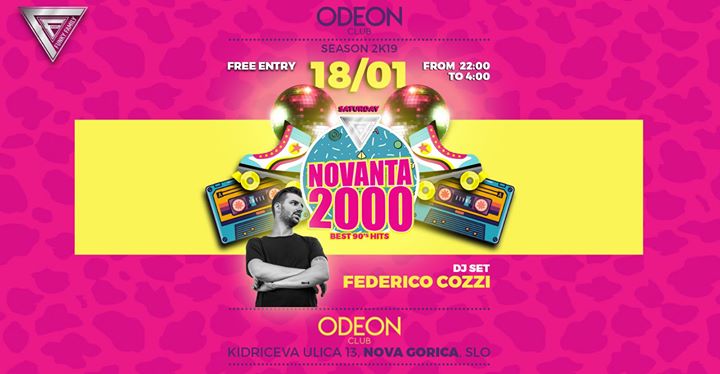 ★Novanta2000★Odeon Club★Free Entry★18.01.20★ - EventiFVG.it