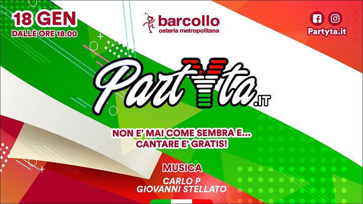 Partyta.it • Sabato 18 gennaio • Barcollo - EventiFVG.it