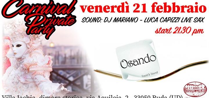 Carnival Private Party - EventiFVG.it