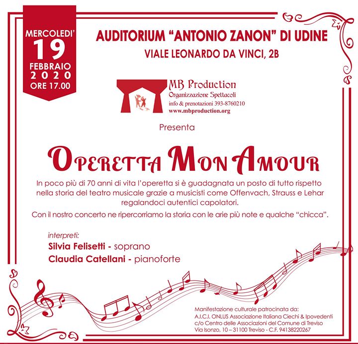 Operetta MON AMOUR - EventiFVG.it