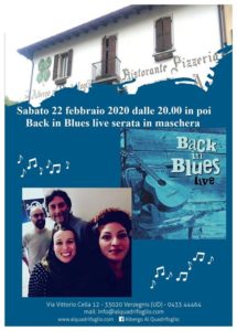 É Carnevale Al Quadrifoglio! Back In Blues LIVE!