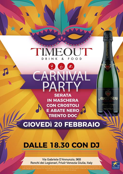 Carnival Party - Time Out - EventiFVG.it