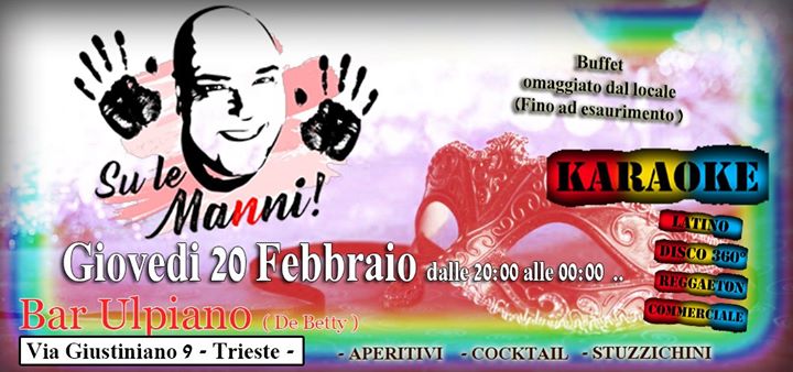 Giovedi Carnevale con Mauro Manni "Su le Manni" - EventiFVG.it