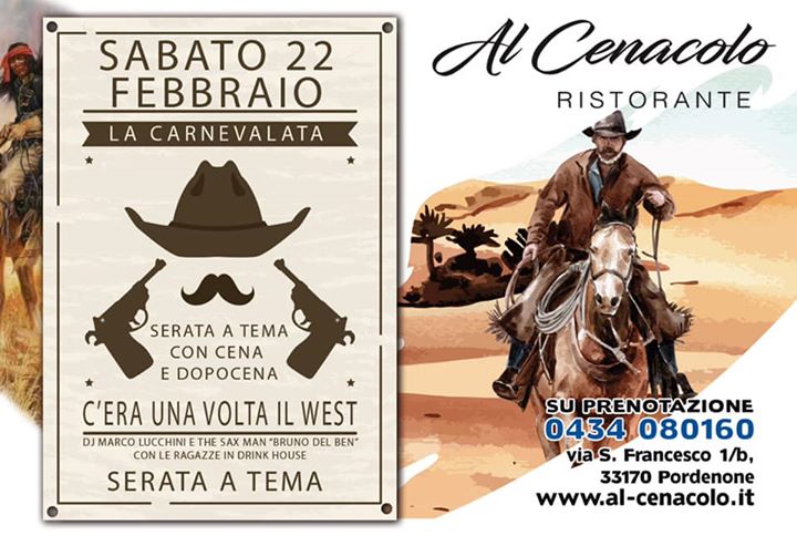 22.02.20 • C’ERA UNA VOLTA IL WEST | Al Cenacolo - EventiFVG.it