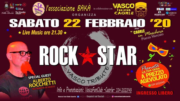 Rock★Star Vasco Tribute Live - EventiFVG.it
