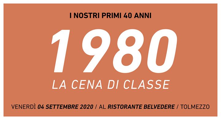 1980 - La Cena Di Classe - - EventiFVG.it