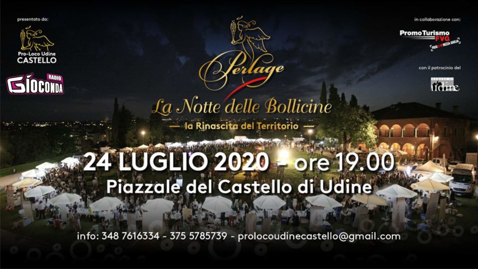Perlage, La Notte Delle Bollicine 2020 Castello di Udine