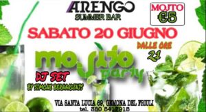 MOJITO PARTY /Arengo SummerBar/Sabato 20 giugno/dalle ore 21