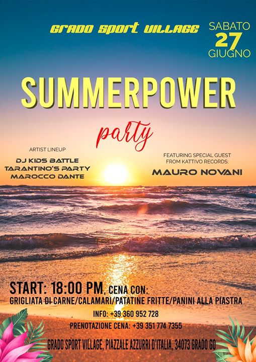 Summer Power Party - EventiFVG.it