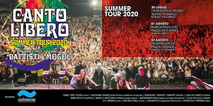 Canto Libero live a Palmanova - Estate di Stelle - EventiFVG.it