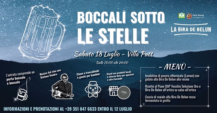 Boccali sotto le stelle - EventiFVG.it