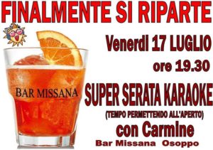 •Super Serata Karaoke Luglio•
