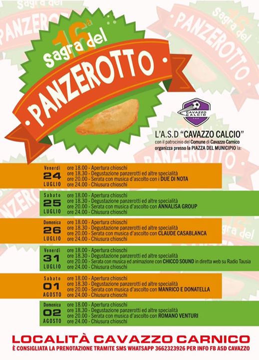 Sagra del Panzerotto - EventiFVG.it