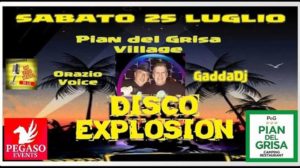 Disco Mania al Pian del Grisa ( Pizza & Disco o solo Disco)
