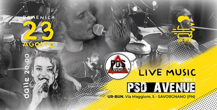 PDS Avenue LIVE • UR - BUN - PDS Avenue LIVE • UR - BUN - EventiFVG.it