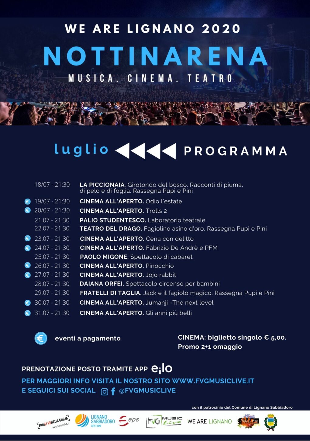 JOJO RABBIT - 27.07 Nottinarena CINEMA, Lignano Sabbiadoro 3 - calendario-eventi-di-nottinarena