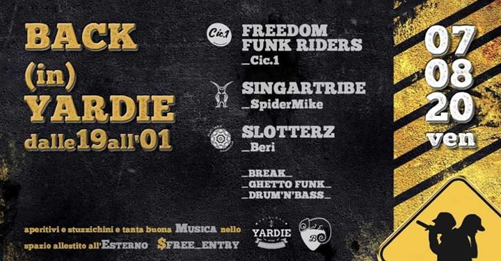 Back(in)Yardie - Aperitivo #9 - EventiFVG.it